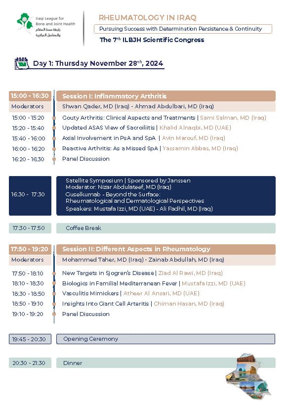 Scientific Program for the 7th ILBJH Conference is here!