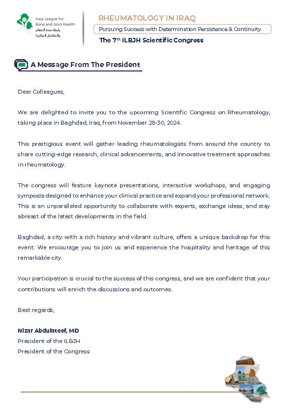 Scientific Program for the 7th ILBJH Conference is here!