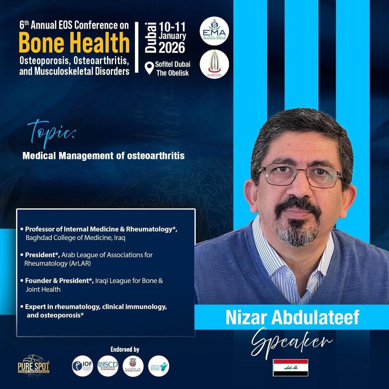 Iraqi Bone Health Leadership Highlighted at EOS 2026 Conference in Dubai