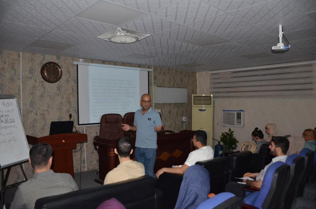 Osteoporosis Training by Dr. Tariq Jassem Mohammad at Al-Karkh Hospital, June 2023